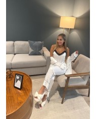 3 piezas de seda italiana, pijama perfecta para todos tus dias