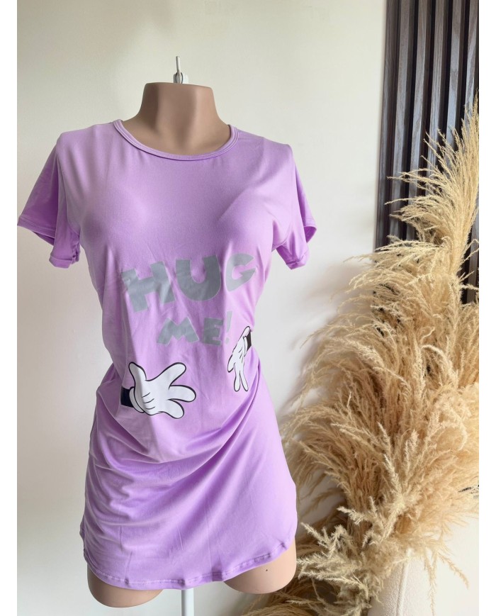 Pijamas hermosas en piel de durazno para mujeres y niñas