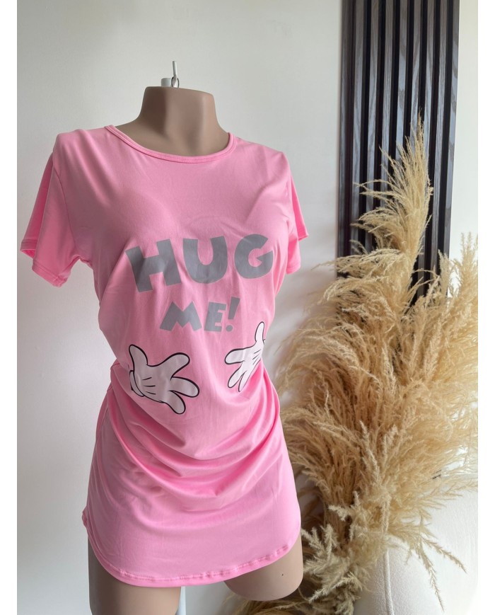 Pijamas hermosas en piel de durazno para mujeres y niñas