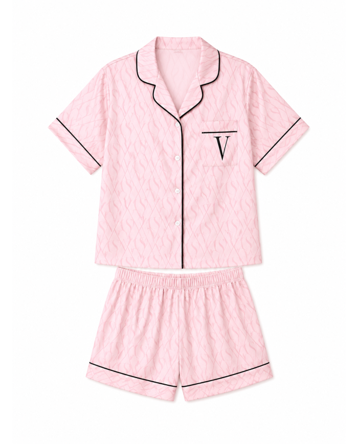 Pijama Mujer, Pijama Short, Pijama Azul, Pijama Premium, Sleepwear, Ro