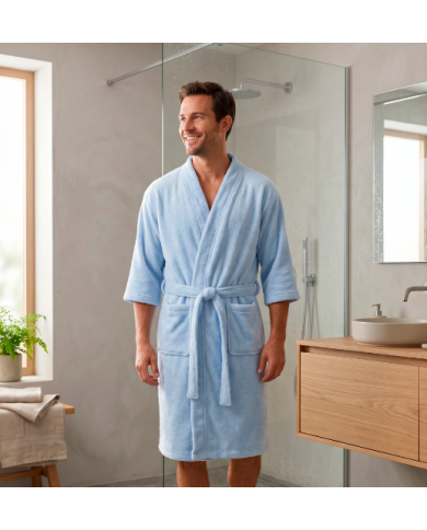 Bata de baño tipo hotel